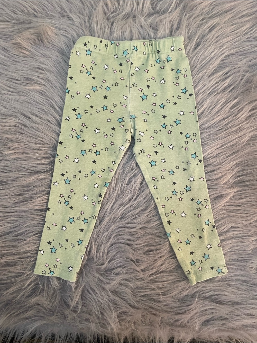 🥳Green Star Wars Star Print Toddler Leggings